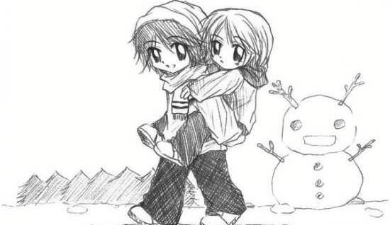 عکس عاشقانه نقاشی فانتزی