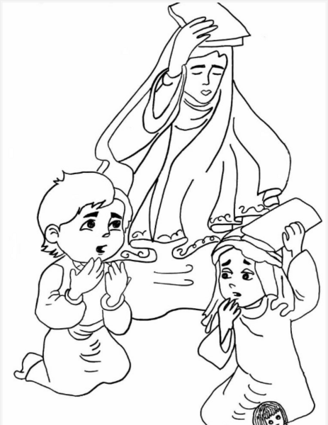 عکس کودکانه شهادت امام علی
