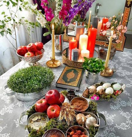 عکس هایی از سفره ی هفت سین