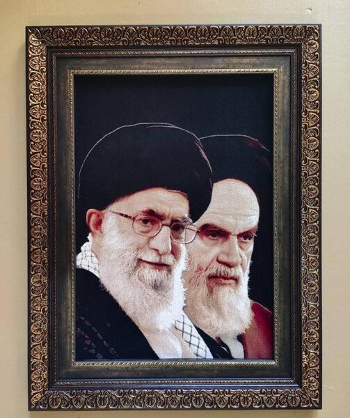 عکس آیت الله خامنه ای و امام خمینی