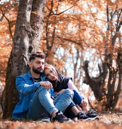 عکس طبیعی عاشقانه دونفره