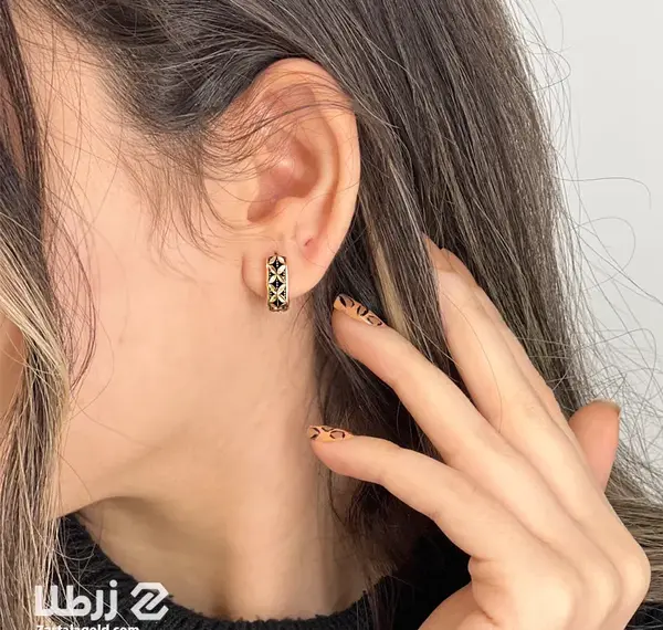 عکس گوشواره سیاه قلم