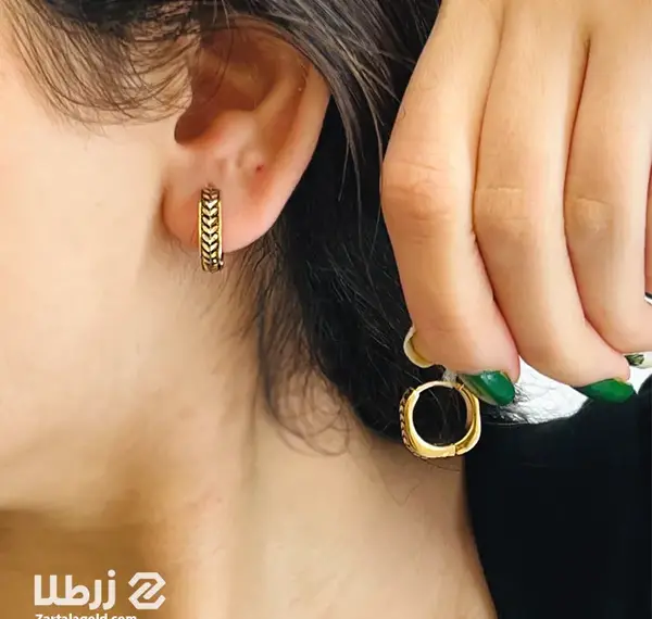 عکس گوشواره سیاه قلم