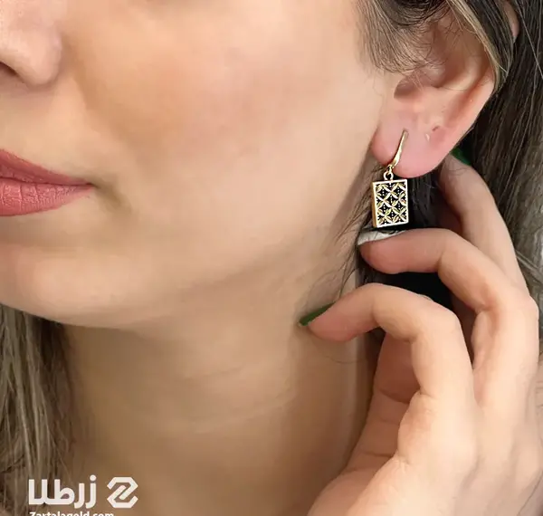 عکس گوشواره سیاه قلم
