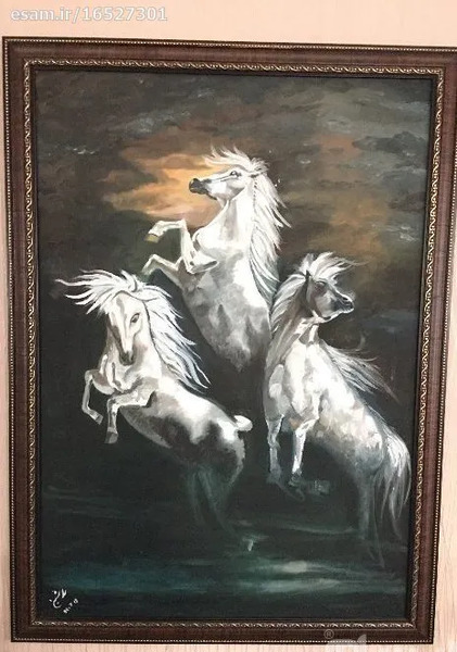 عکس اسب وحشی نقاشی