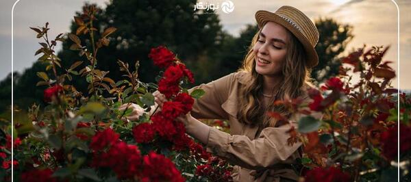 ژست عکس دخترانه بهاری