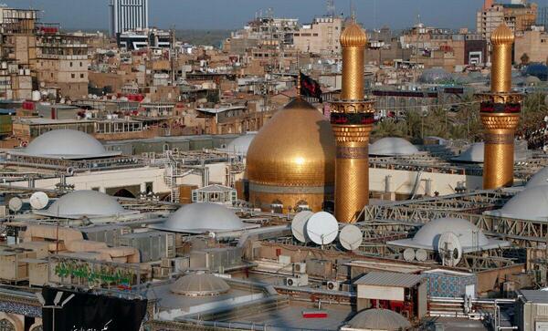 عکس گنبد امام حسین و حضرت ابوالفضل