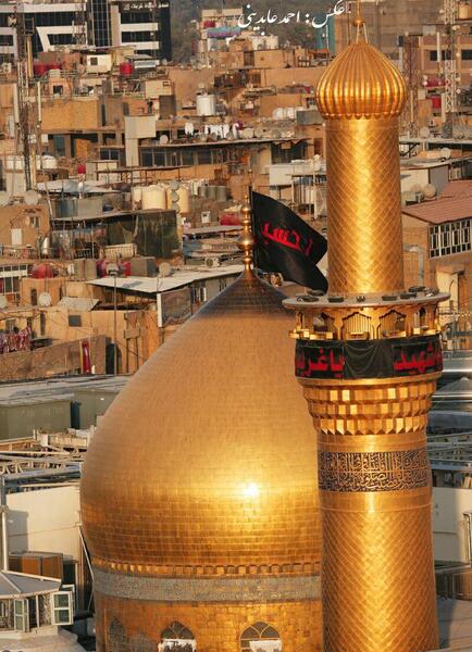 عکس گنبد امام حسین و حضرت ابوالفضل