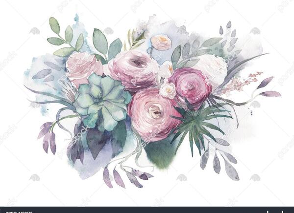 عکس گل شاداب