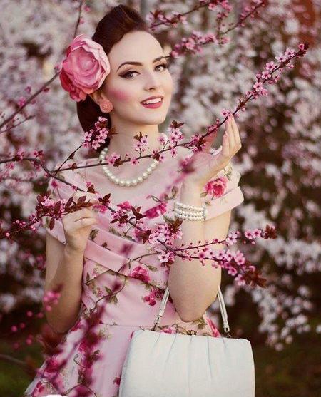 عکس دخترانه بهاری جدید