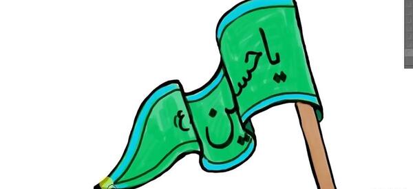 عکس فیلم نقاشی امام حسین