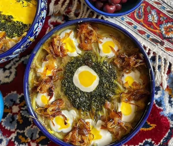 عکس آش رشته خانگی ساده