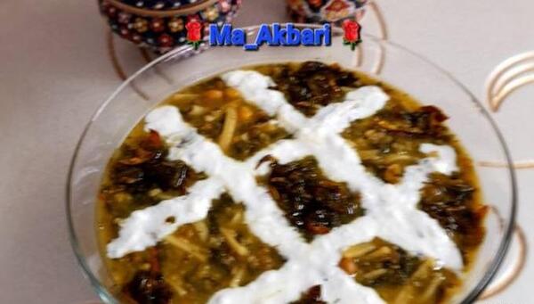 عکس آش رشته خانگی ساده