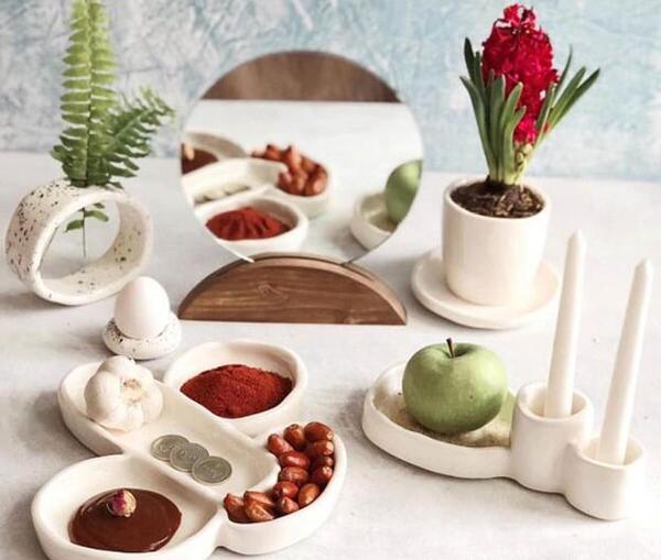 عکس تزیین سفره هفت سین ساده