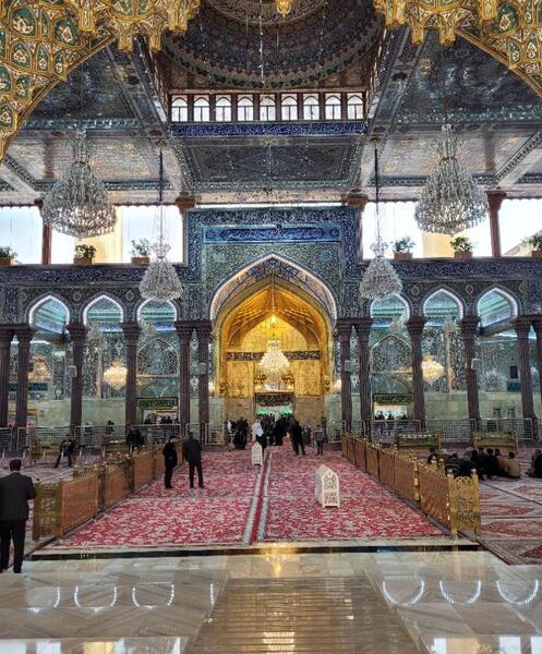 عکس حرم امام علی با کیفیت بالا
