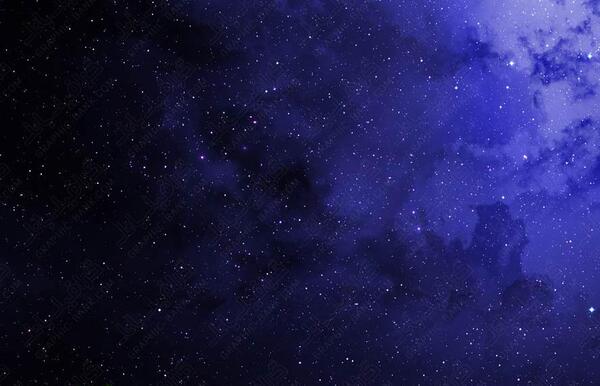 عکس آسمان آبی در شب