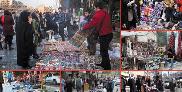 عکس دستفروشان ایران