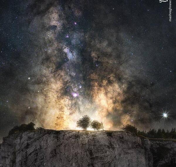 عکس آسمان ستاره ها