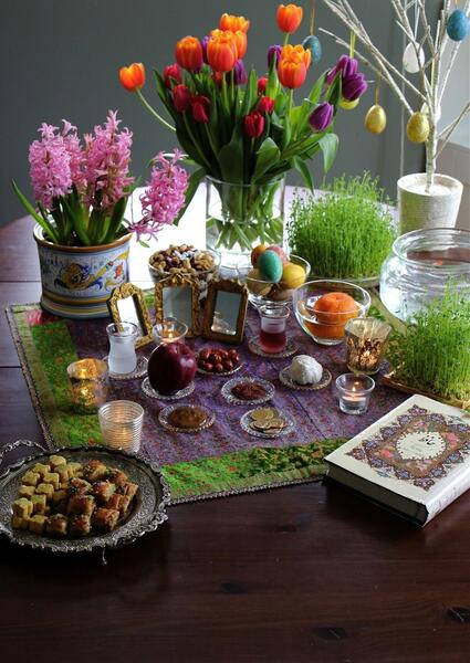 عکس فانتزی سفره ی هفت سین