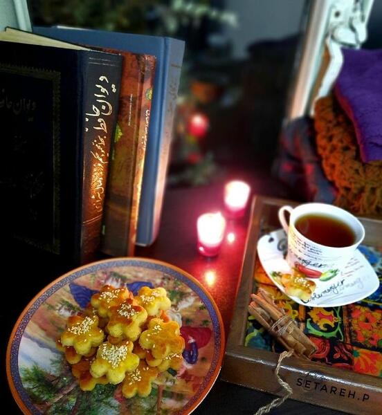 عکس گل و چایی