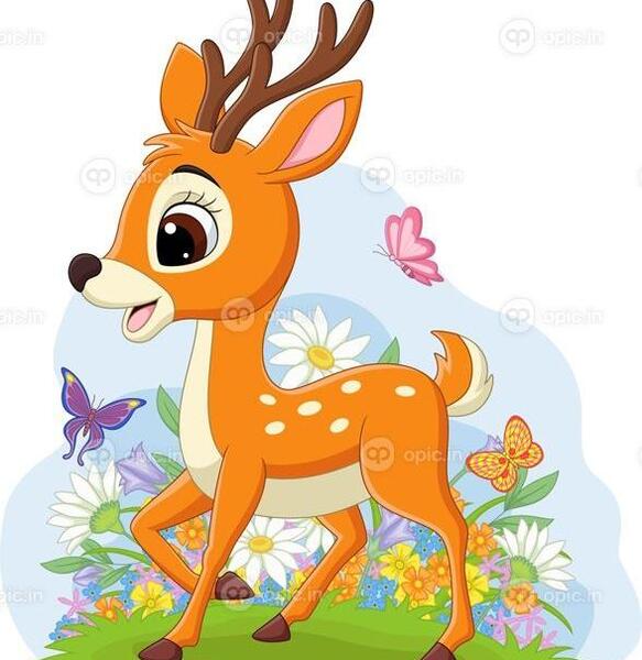 عکس بچه آهو فانتزی