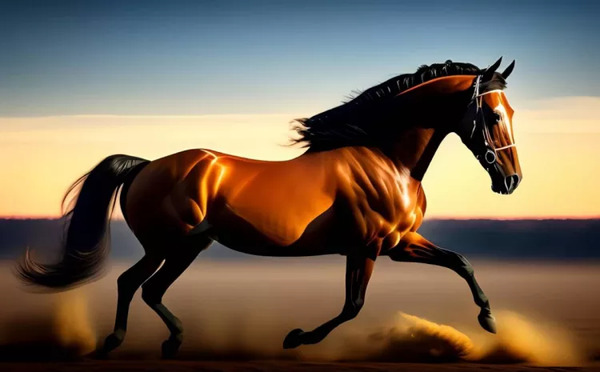 عکس امام زمان با اسب سفید