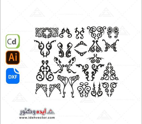 عکس گل حاشیه قاب