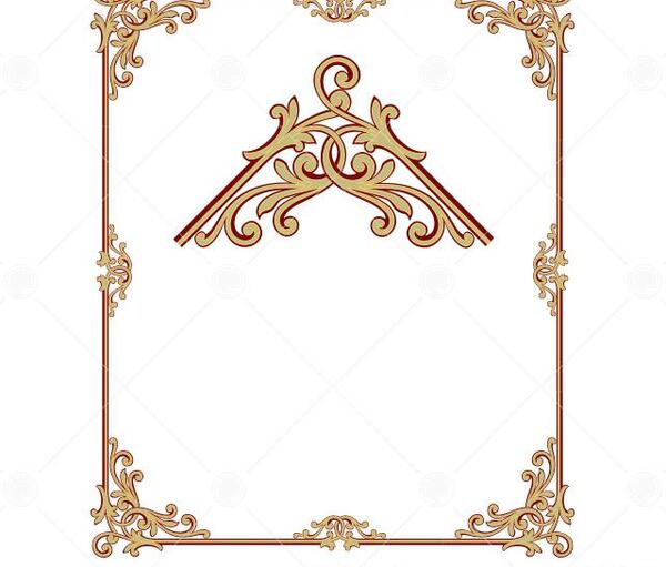 عکس گل حاشیه قاب