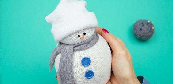 عکس آدم برفی برای کاردستی