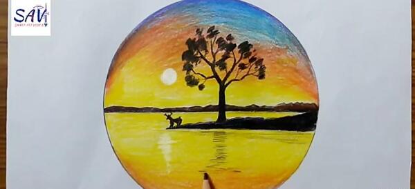 عکس طبیعت برای نقاشی با مداد رنگی