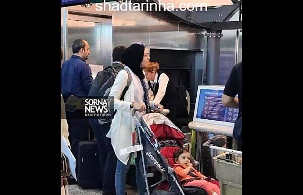 عکس بدون حجاب ازاده نامداری در سوئیس