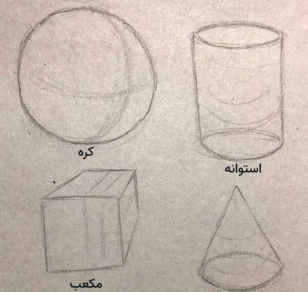 عکس سیاه قلم دایره ای