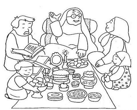 عکس سفره هفت سین فانتزی نقاشی