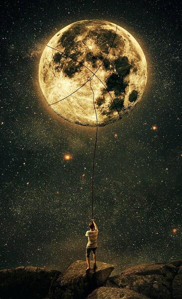 عکس تصویر زمینه اسمان شب