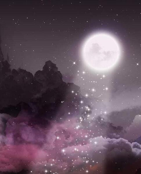 عکس تصویر زمینه اسمان شب