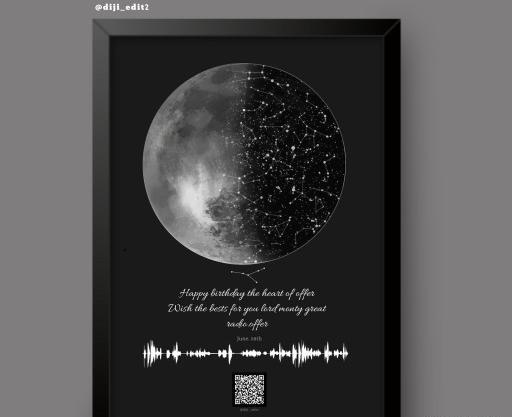 عکس ماه آسمان تولد
