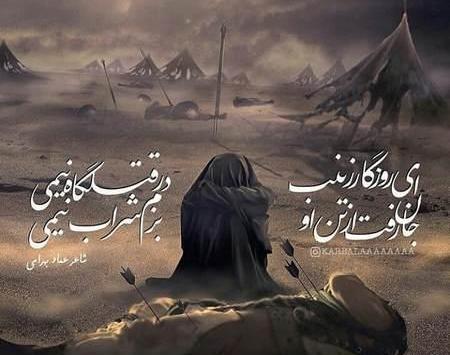 عکس امام حسین و زینب