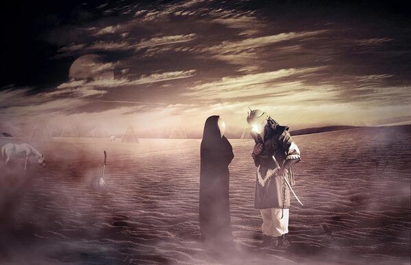 عکس امام حسین و زینب