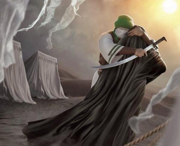 عکس امام حسین و زینب