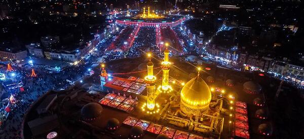 عکس زیبای حرم امام حسین با کیفیت بالا