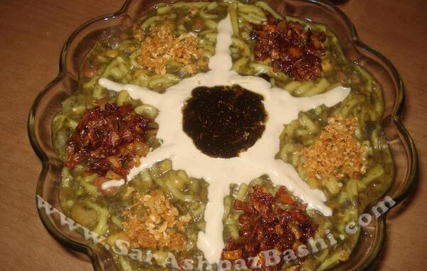 عکس مواد غذایی آش رشته