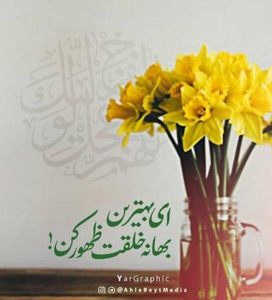 استوری عکس پروفایل امام زمان جدید