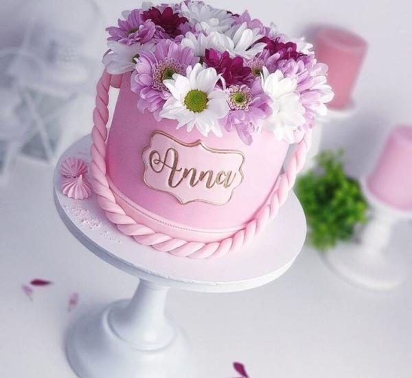 عکس کیک دخترانه بهاری
