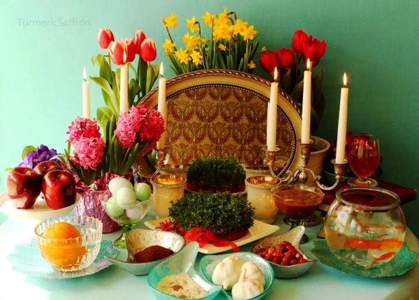 عکس خوشگل از سفره هفت سین