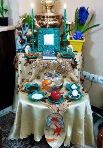 عکس خوشگل از سفره هفت سین