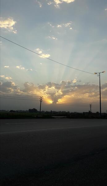 عکس آسمان در صبح