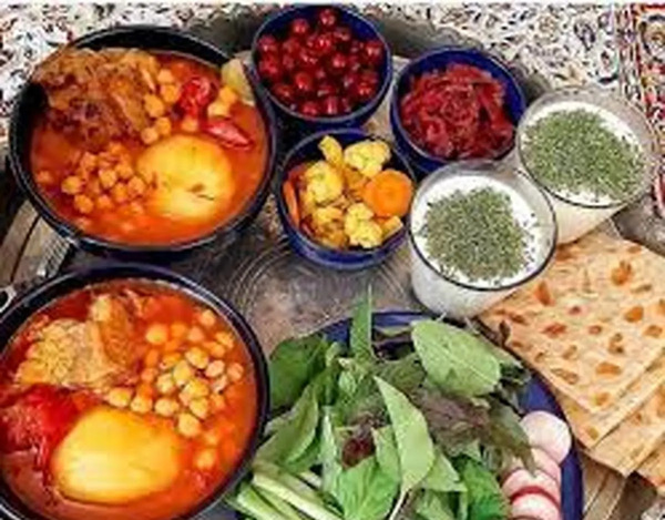 عکس آبگوشت فلفل همدان