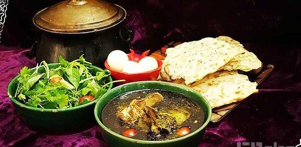 عکس آبگوشت فلفل همدان