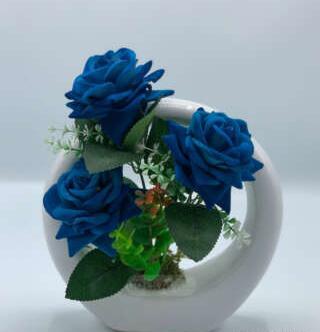 عکس گل آبی عاشقانه