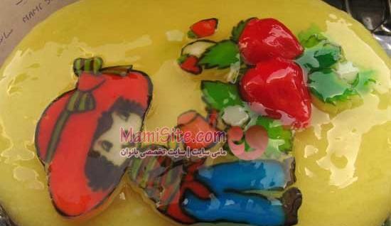 عکس ژله سه بعدی آدم برفی